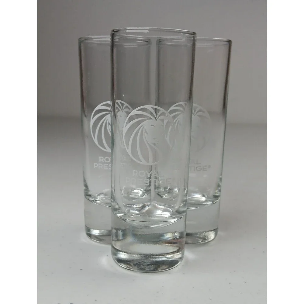 Royal Prestige Tequila Shot Glasses 4pk Brand New in Box